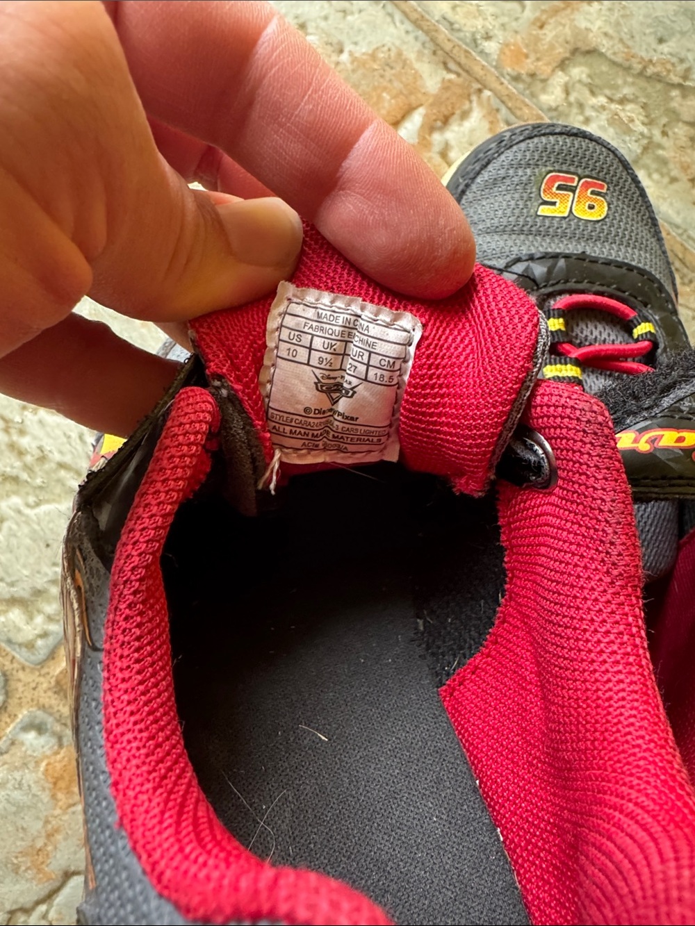 Kids Light-Up Lightening McQueen Shoes - Picture 5 of 6